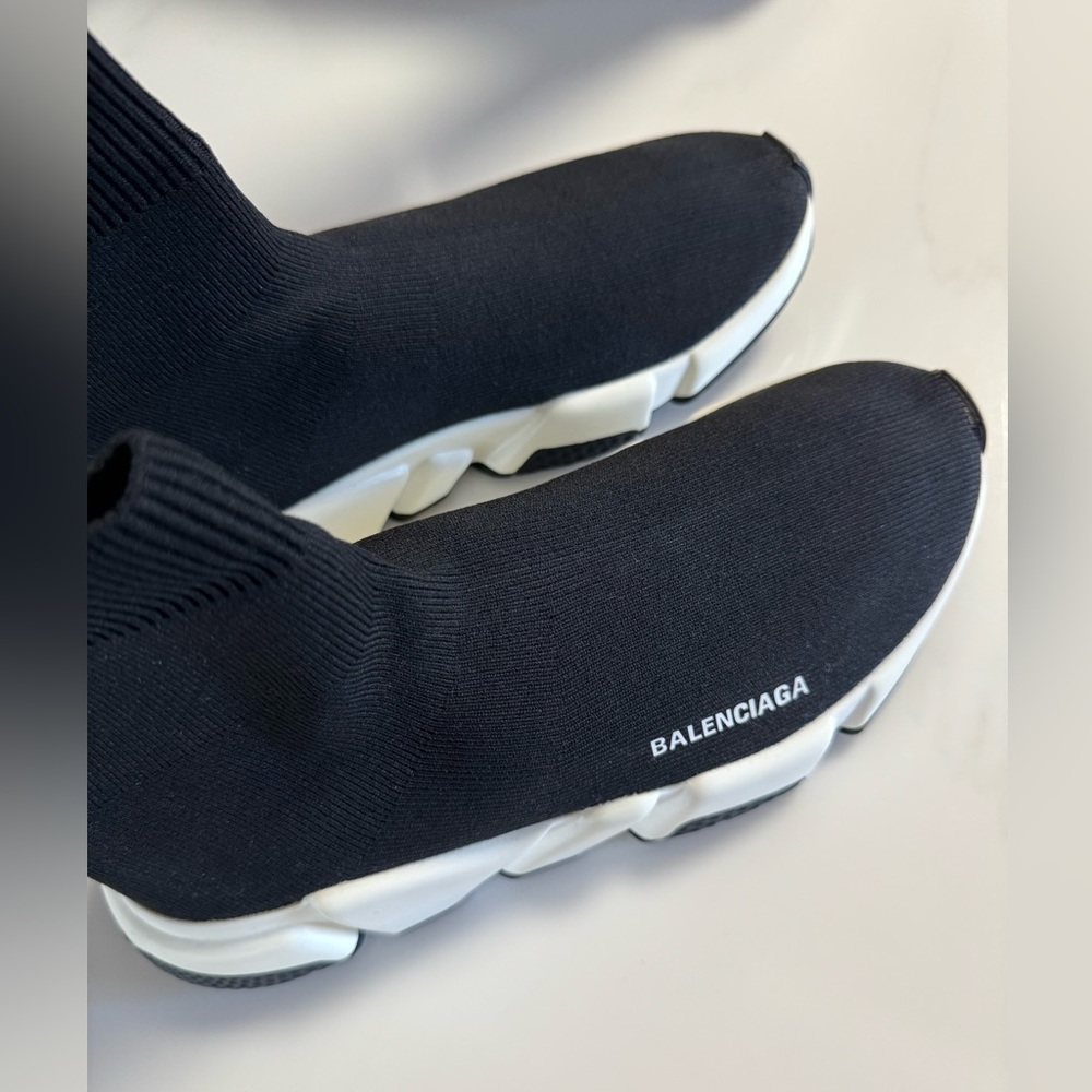 Black Sock Shoes - Picture 4 of 5